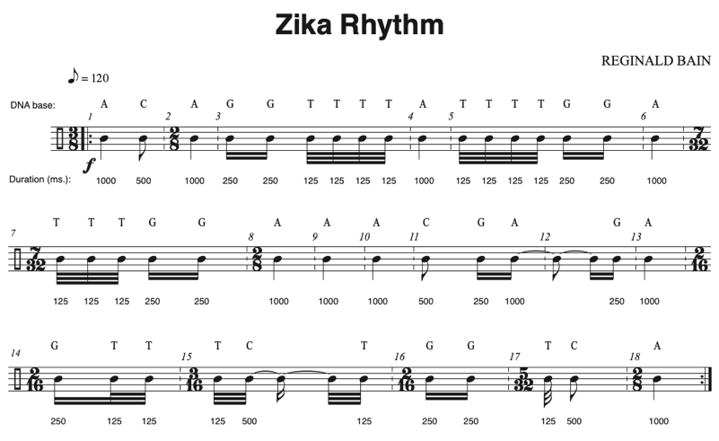 Bain, Zika Rhythm ( 2018 Reginald Bain)