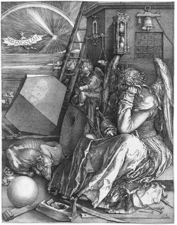 Durer,
        Melancholia I (1514)
